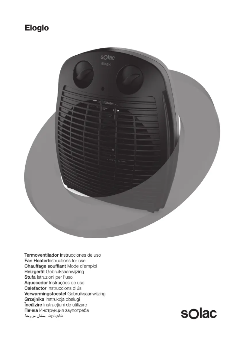 Image de la première page du manuel de l'appareil Elogio TV8435