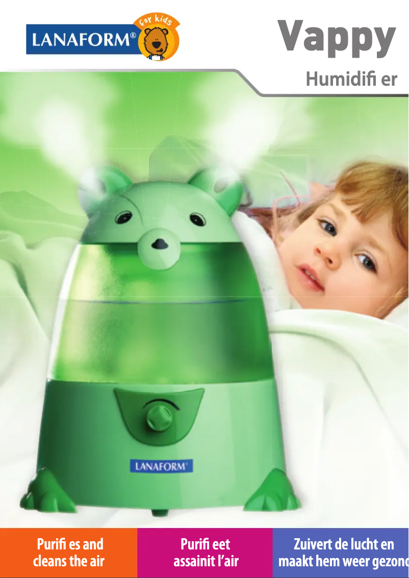 Page n°1 - Manuel utilisateur Lanaform Vappy