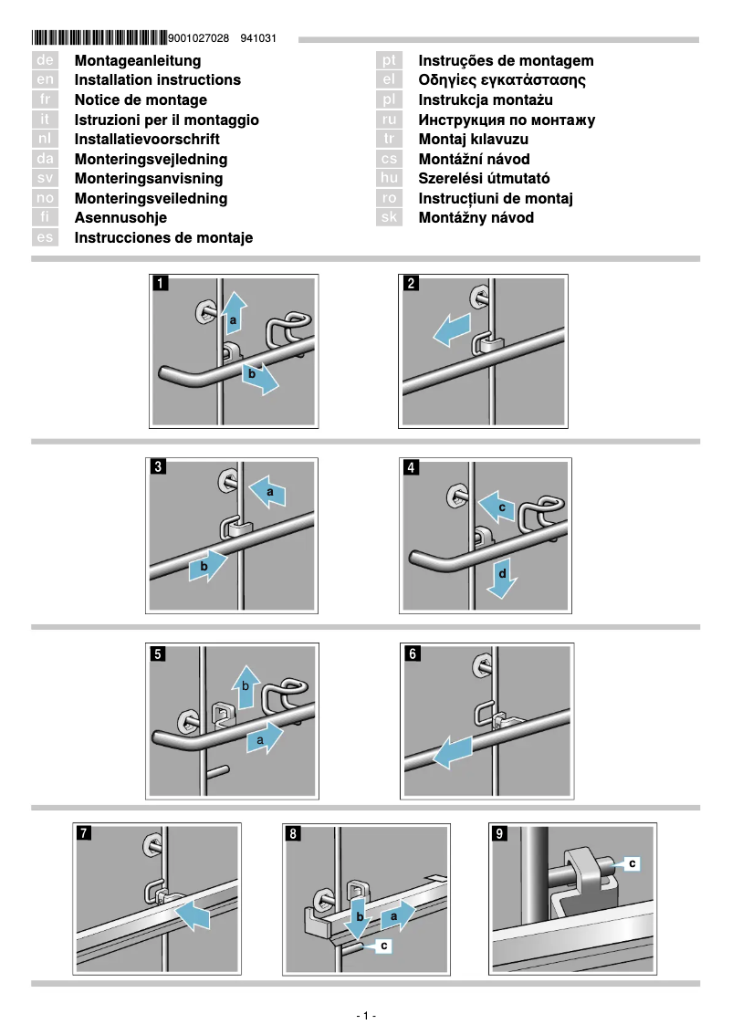 Page n°1 - Guide d'installation Neff Z12TC10X0
