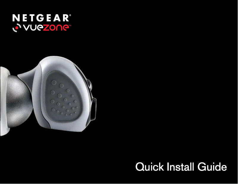 Page 1 de la notice Manuel utilisateur Netgear VueZone System