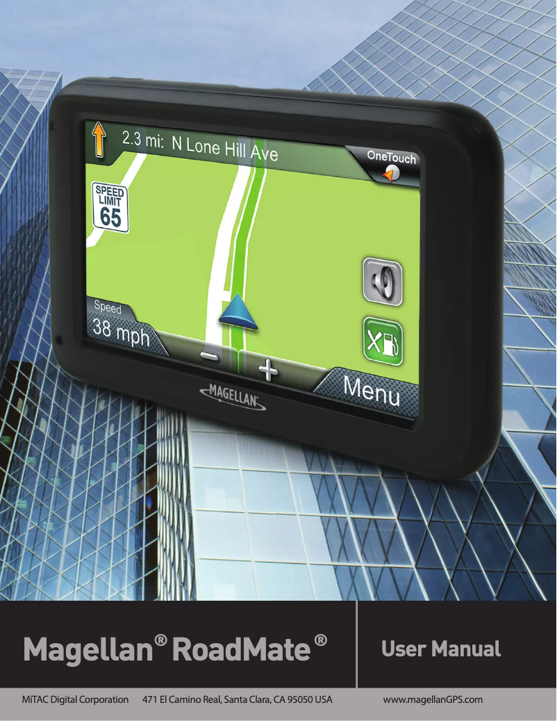 Page n°1 - Manuel utilisateur Magellan RoadMate 2202-LM