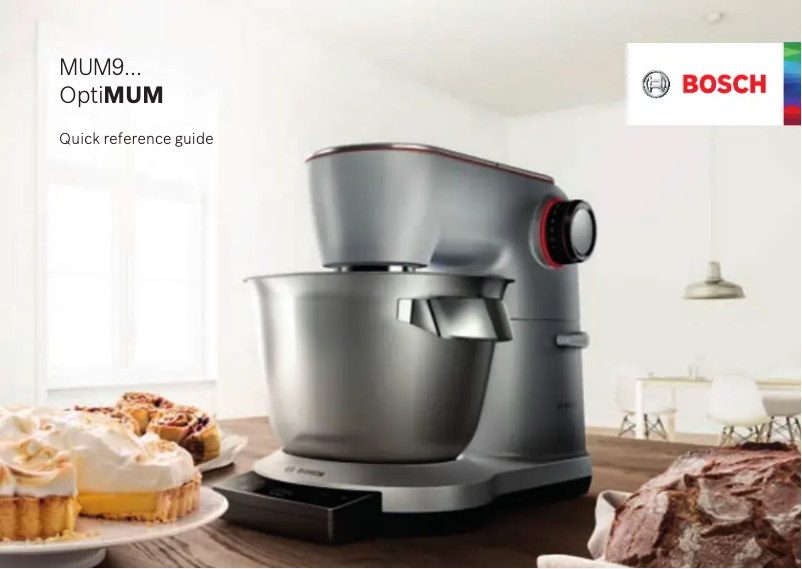 Page n°1 - Fiche technique Bosch MUM9BX5S65