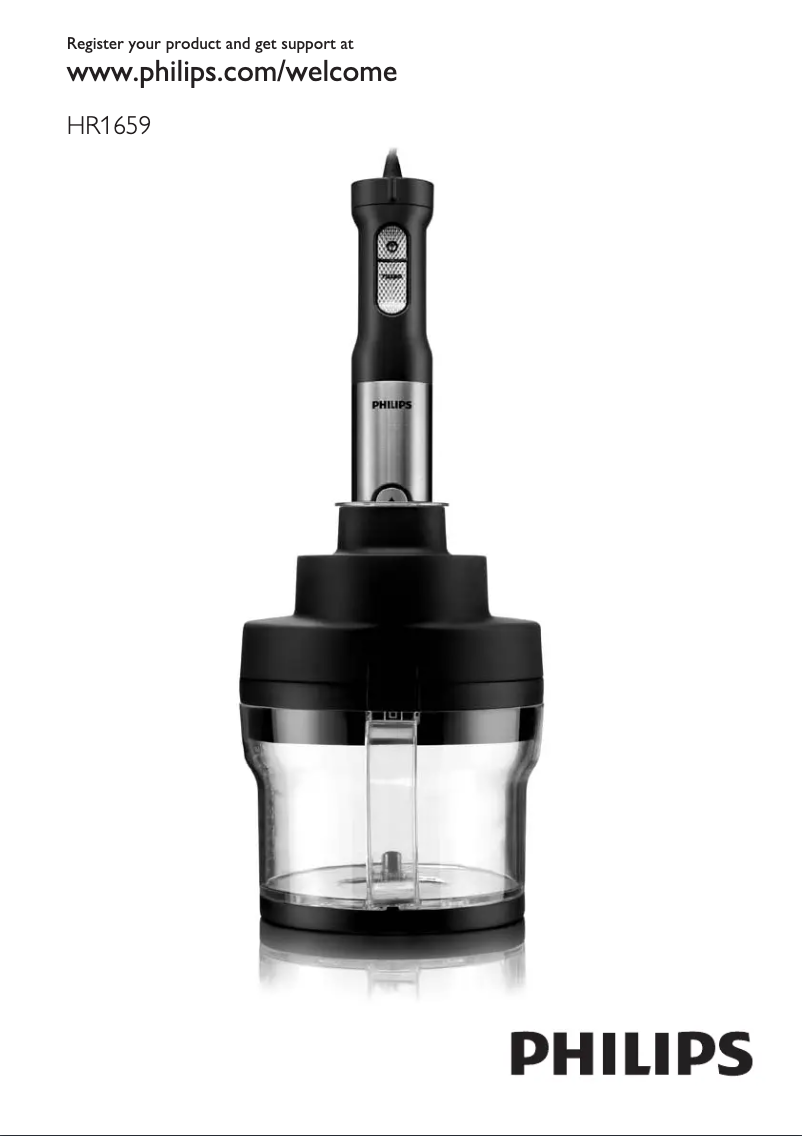 Page 1 de la notice Manuel utilisateur Philips Avance Collection HR1659