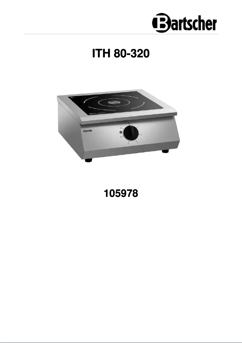 Image de la première page du manuel de l'appareil ITH 80