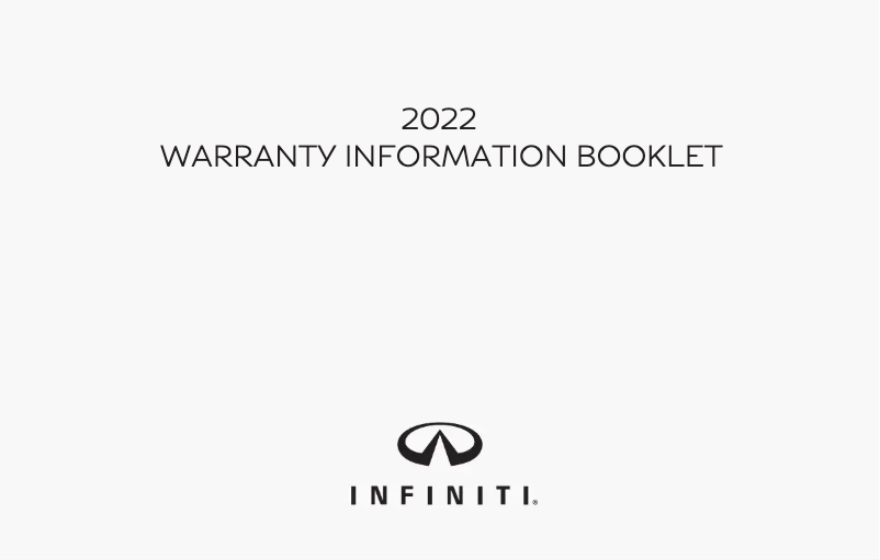 Imagen de la primera página del manual del dispositivo QX80 (2022)