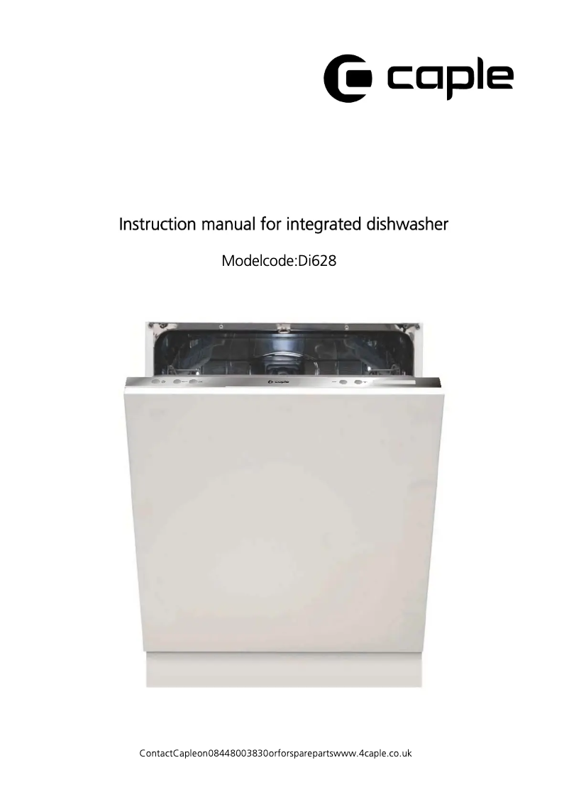 Page 1 de la notice Manuel utilisateur Caple Di628