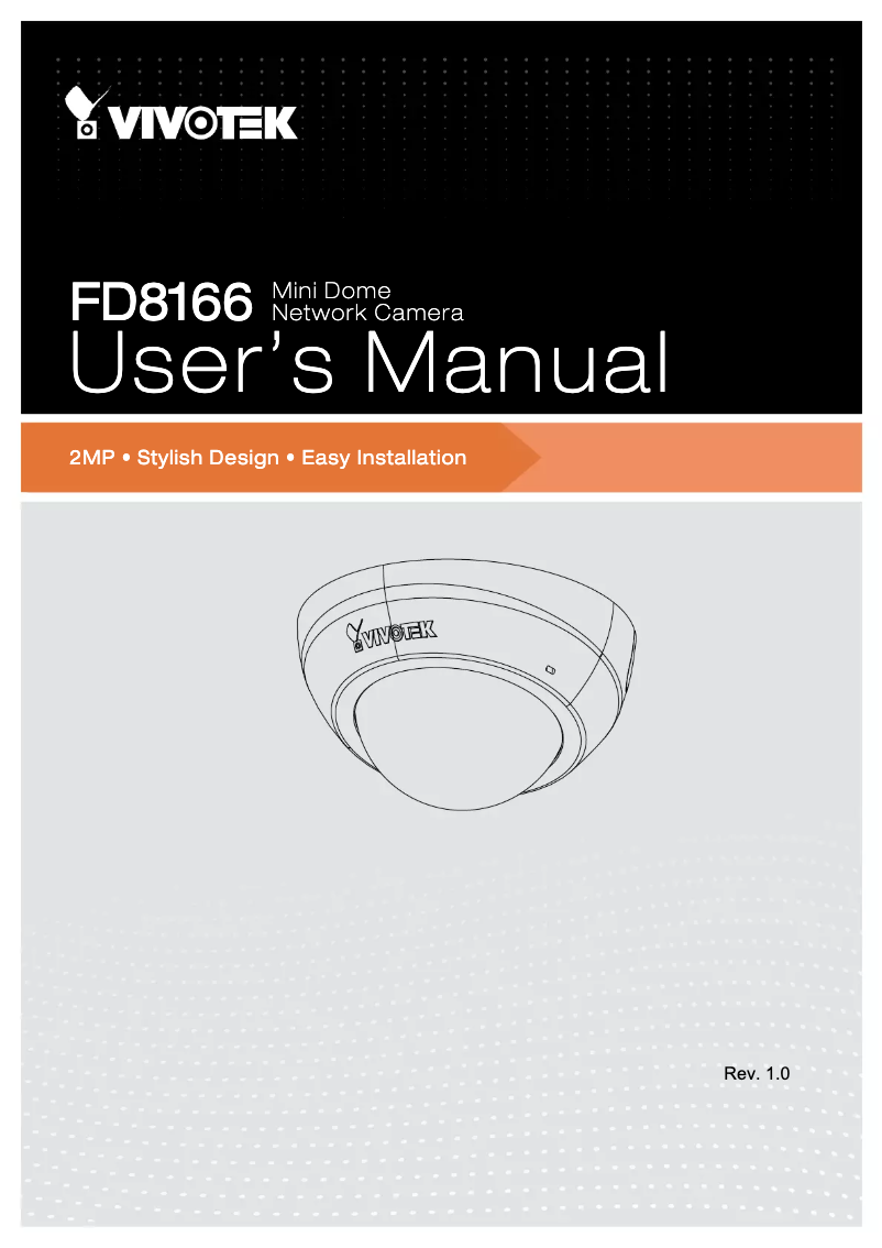 Image de la première page du manuel de l'appareil FD8166A-F2-W