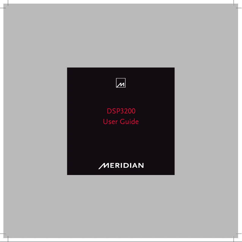 Imagen de la primera página del manual del dispositivo DSP3200