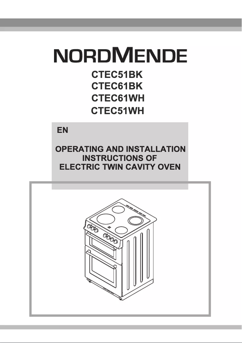 Image de la première page du manuel de l'appareil CTEC61WH