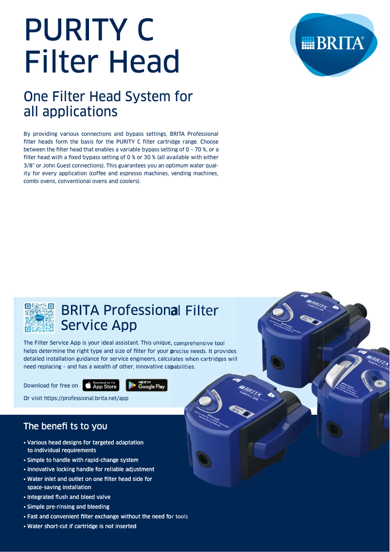 Image de la première page du manuel de l'appareil PURITY C500 MinUp