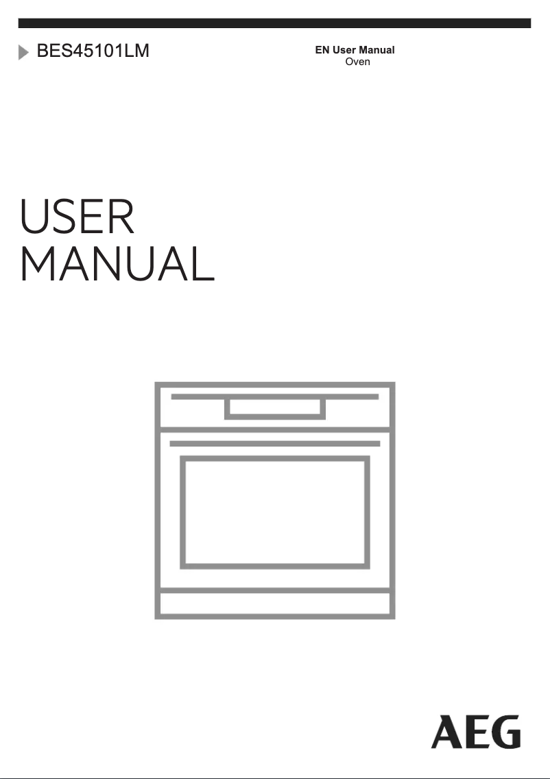 Page n°1 - Manuel utilisateur AEG BES45101LM