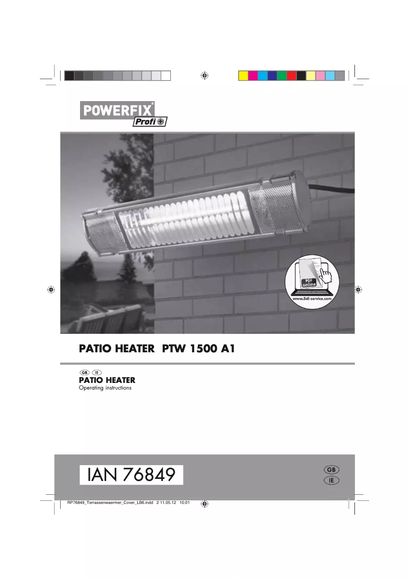 Page n°1 - Manuel utilisateur Powerfix PTW 1500 A1