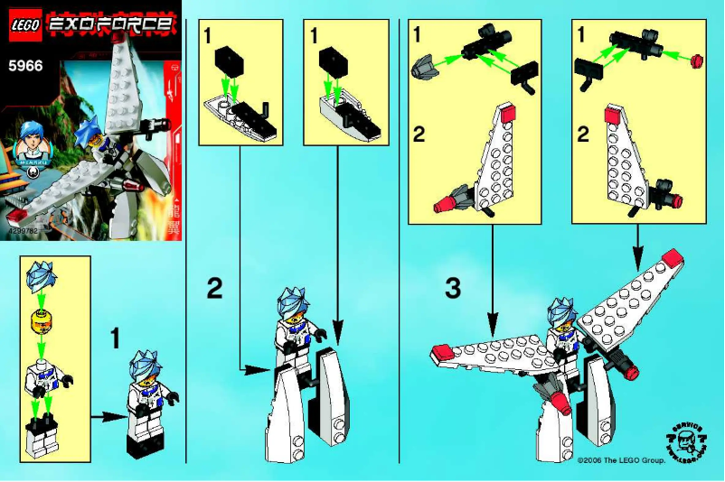 Page n°1 - Manuel utilisateur Lego White Good Guy