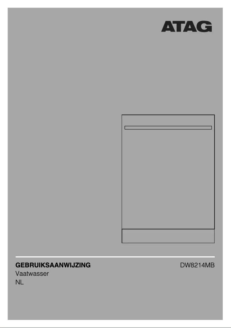 Page n°1 - Manuel utilisateur Atag DW8214MB