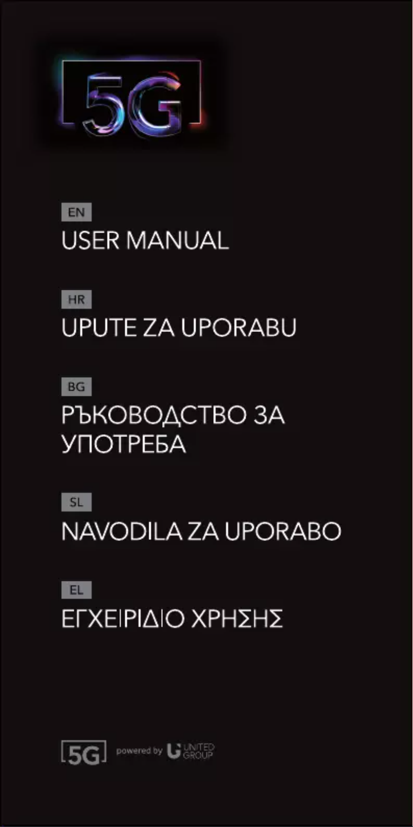 Image de la première page du manuel de l'appareil Blade A73 5G