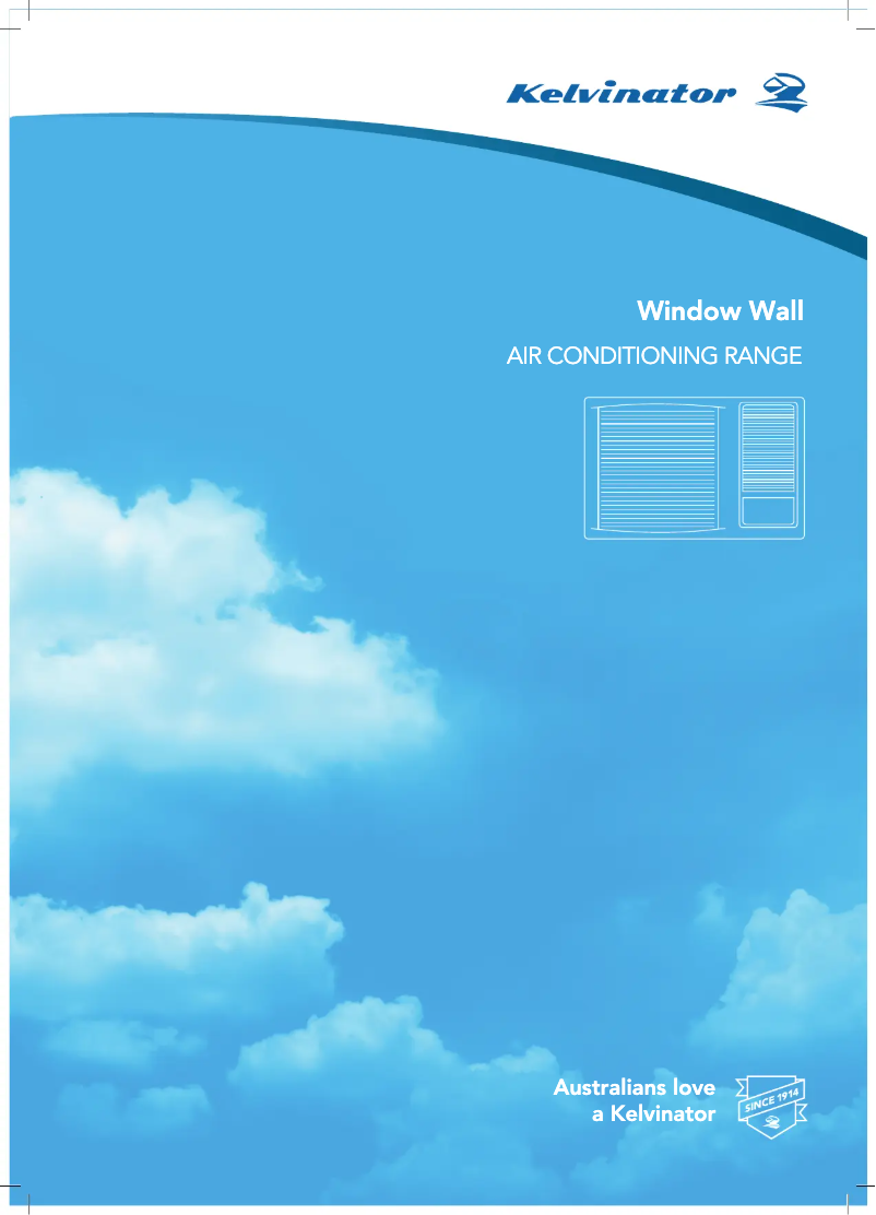 Page 1 de la notice Fiche technique Kelvinator KWH20HRE