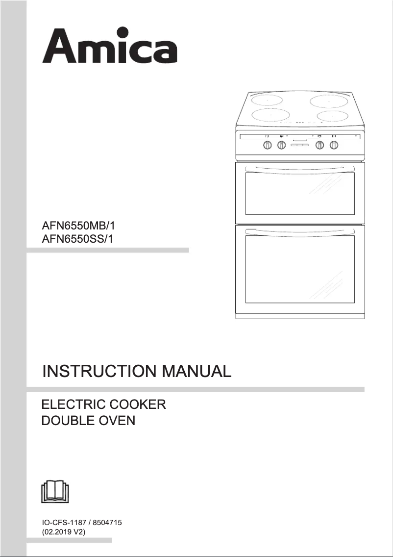 Page n°1 - Manuel utilisateur Amica AFN6550MB