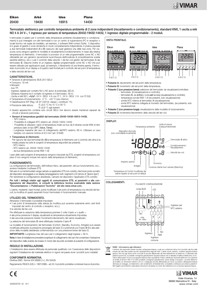 Image de la première page du manuel de l'appareil 14430.SL
