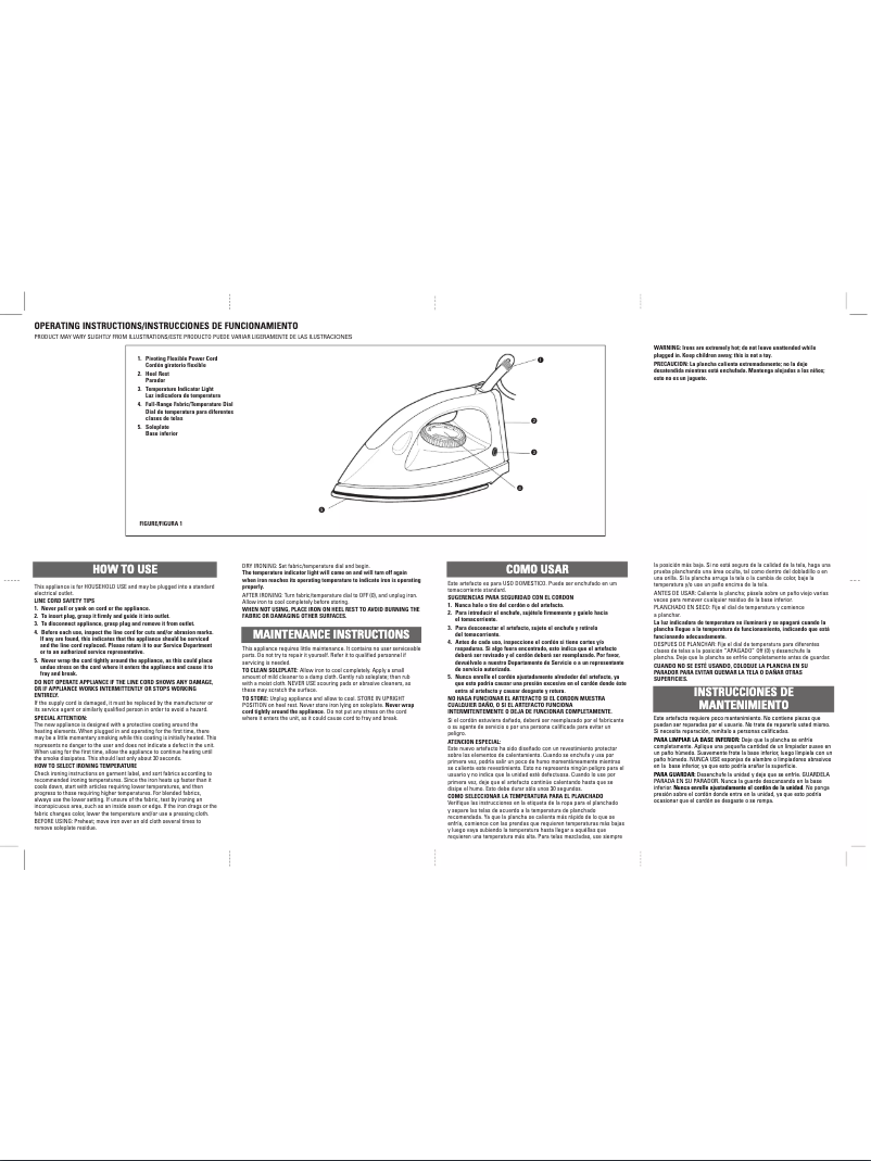 Página 1 del manual Manual de usuario Windmere D100