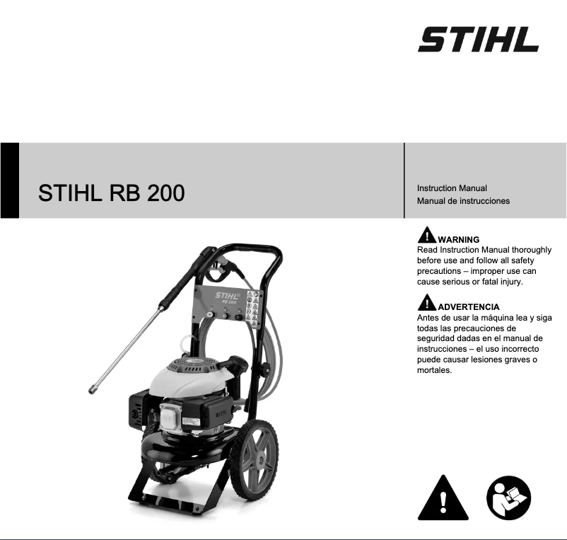 Page n°1 - Manuel utilisateur Stihl RB 200
