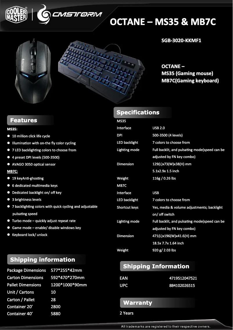 Image de la première page du manuel de l'appareil Octane