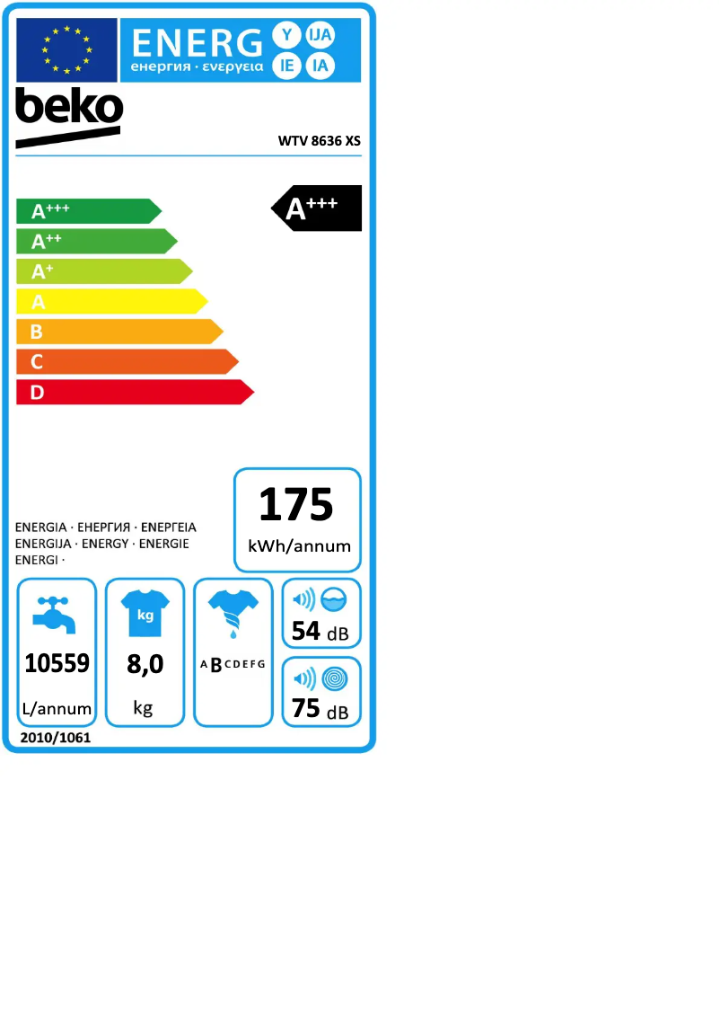 Image de la première page du manuel de l'appareil WTV 8636 XS