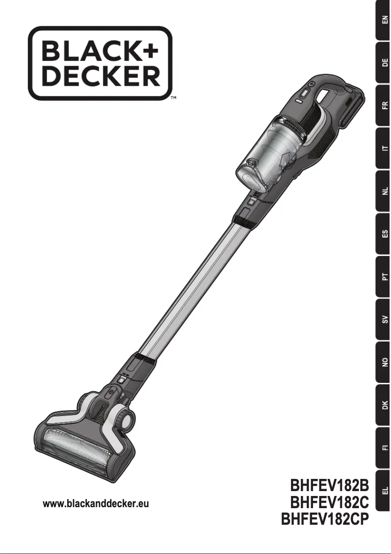 Page n°1 - Manuel utilisateur Black & Decker BHFEV182B