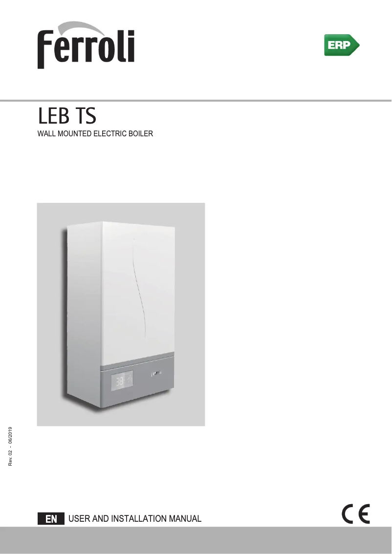 Page n°1 - Manuel utilisateur Ferroli LEB TS