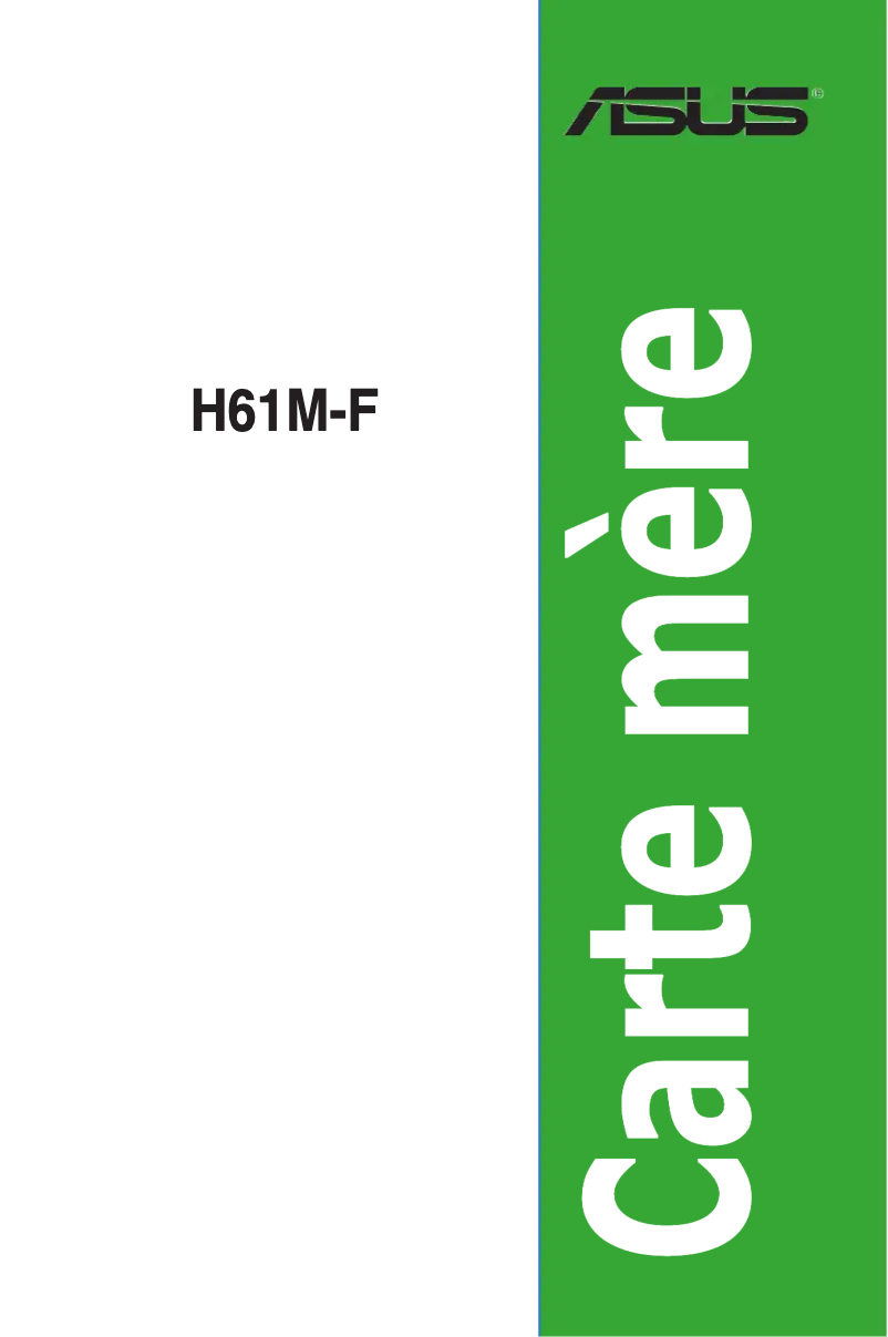 Image de la première page du manuel de l'appareil H61M-F