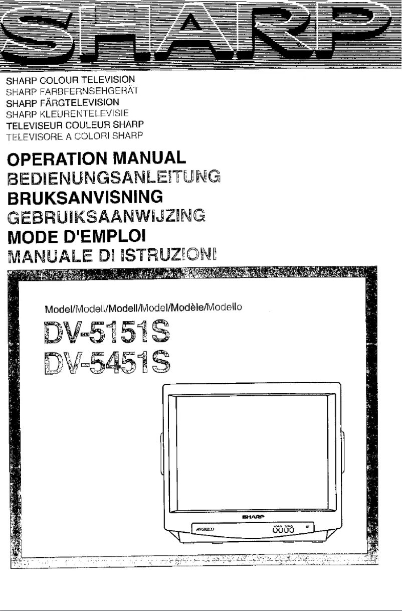 Image de la première page du manuel de l'appareil DV5151S