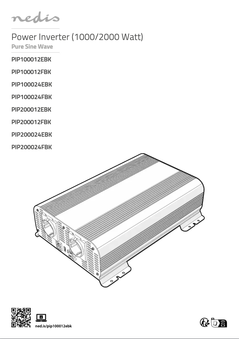 Image de la première page du manuel de l'appareil PIP200024EBK