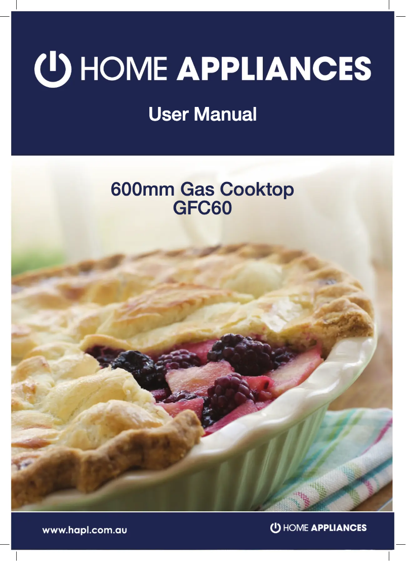 Image de la première page du manuel de l'appareil GFC60