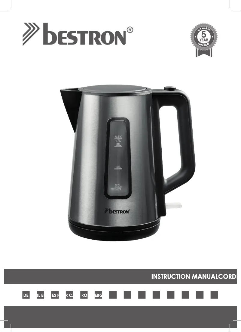 Image de la première page du manuel de l'appareil AWK1000