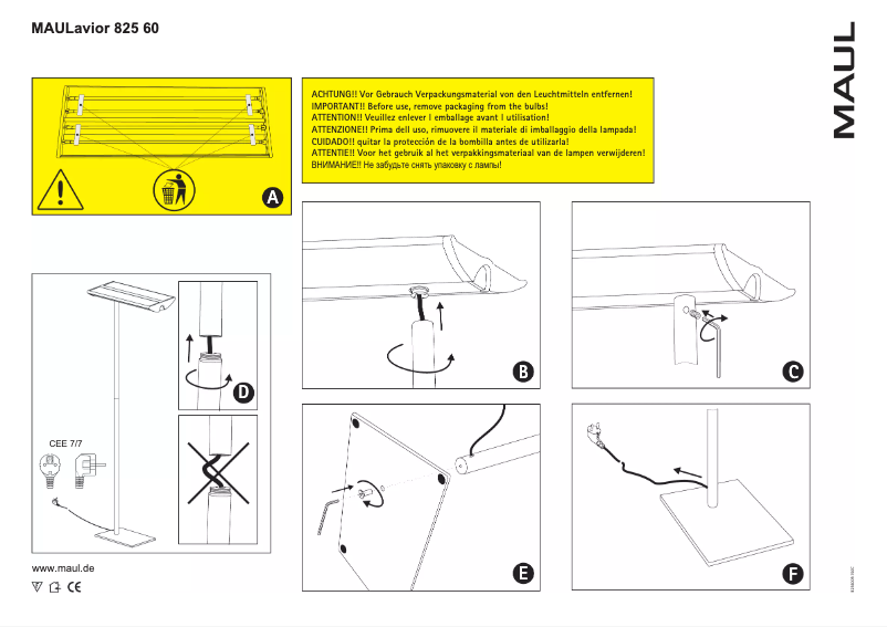 Imagen de la primera página del manual del dispositivo Avior