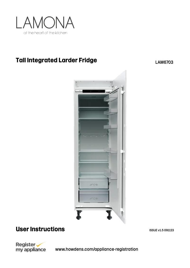 Image de la première page du manuel de l'appareil LAM6703