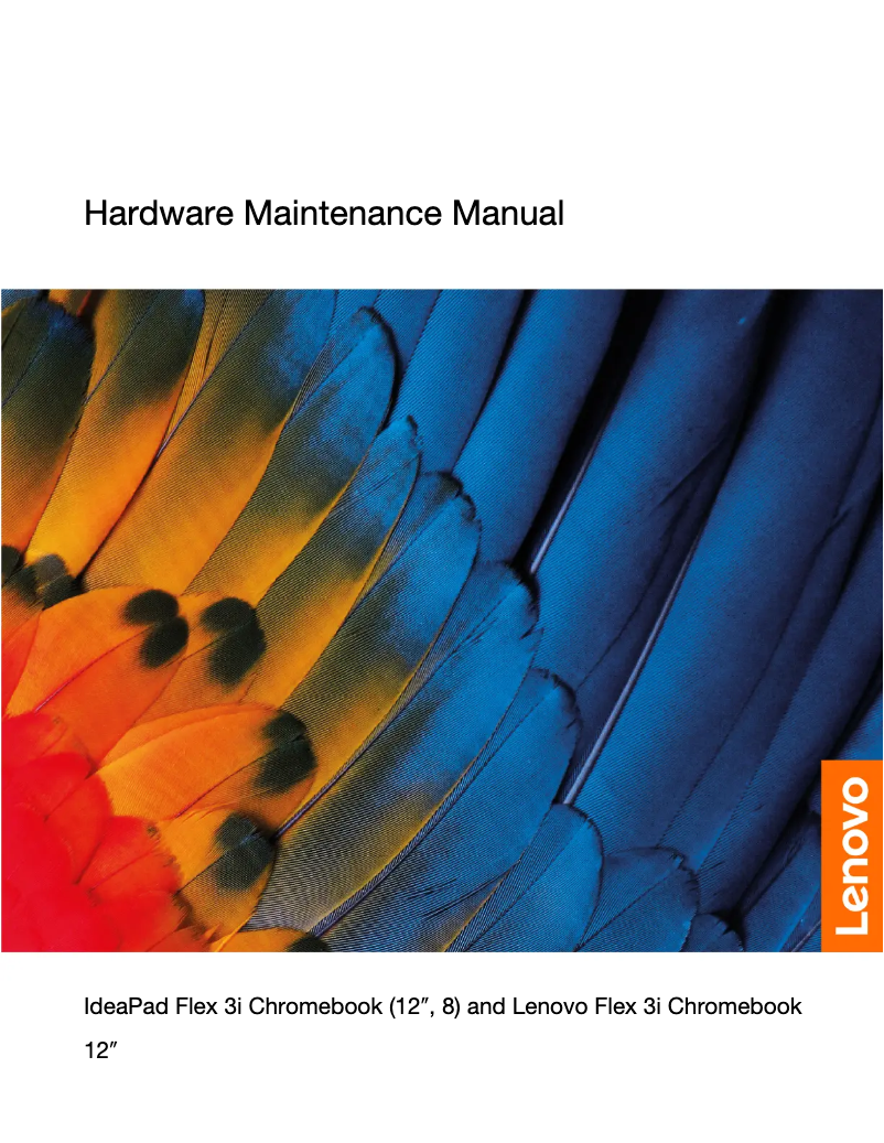 Image de la première page du manuel de l'appareil IdeaPad Flex 3i Chromebook