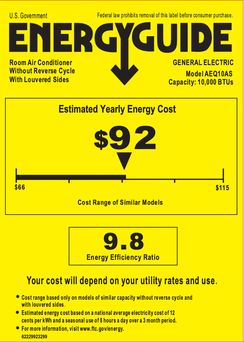 Image de la première page du manuel de l'appareil AEQ10AS