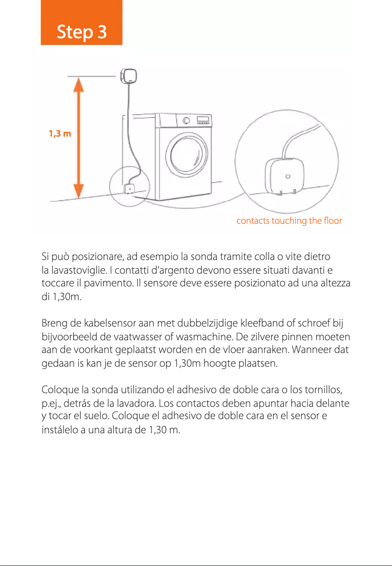 Page 1 de la notice Manuel utilisateur Gigaset Water Sensor ONE X