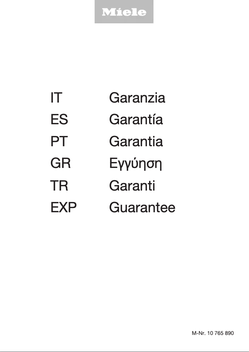 Page 1 de la notice Manuel utilisateur Miele KM 2011