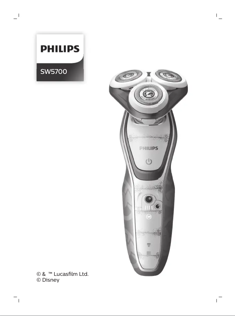 Page n°1 - Manuel utilisateur Philips Star Wars Special Edition SW5700