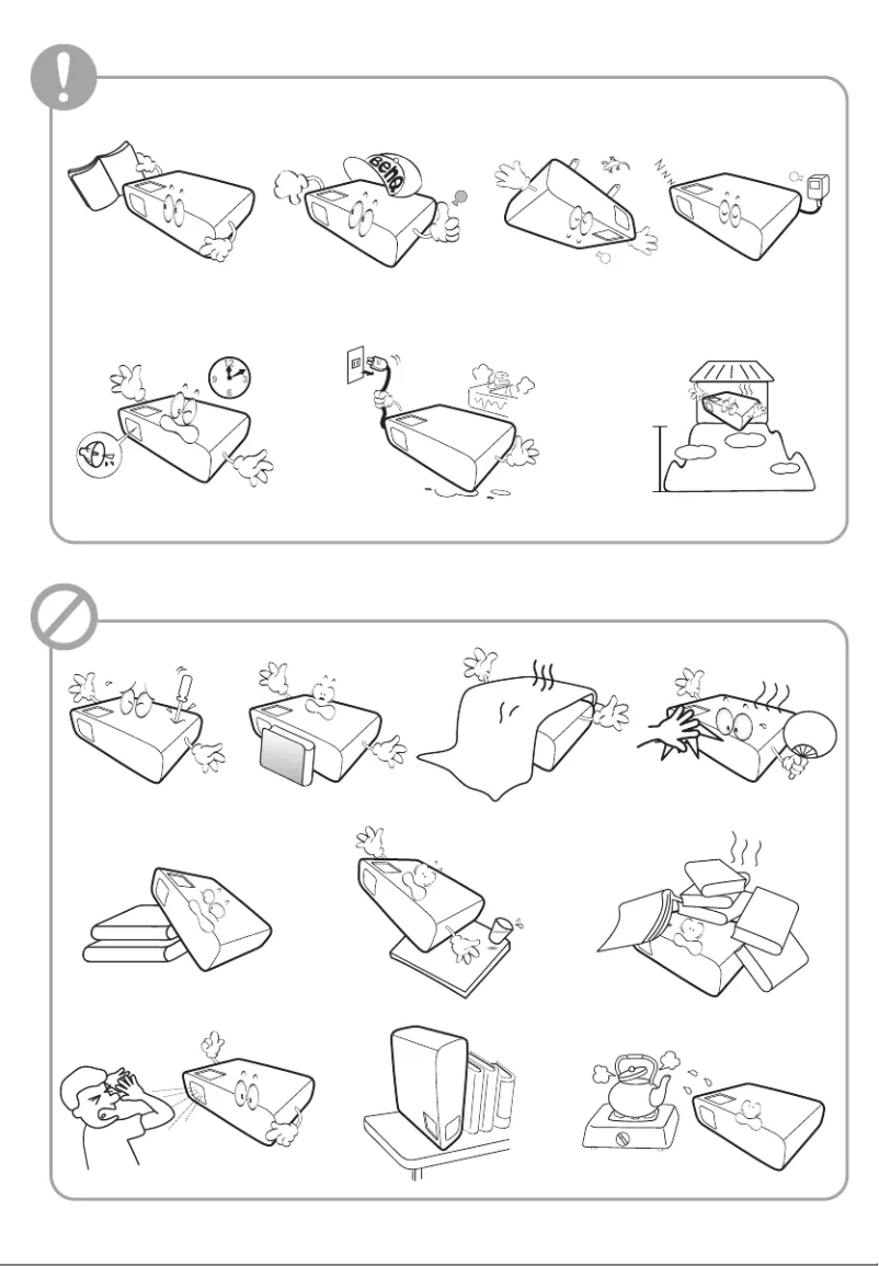 Page n°1 - Guide de démarrage rapide BenQ w4000i