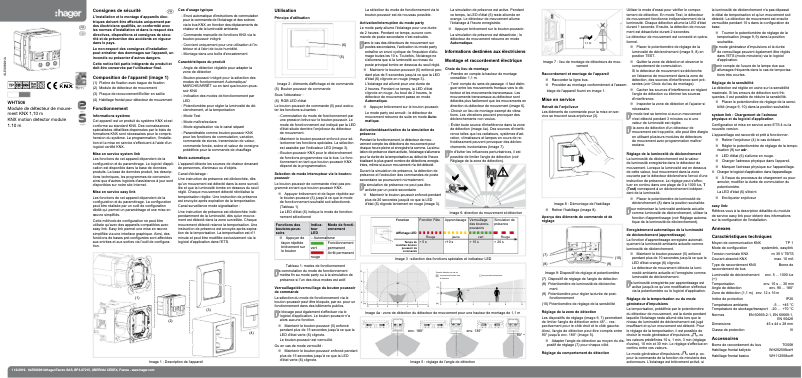 Page 1 de la notice Instructions / montage Hager WHTT50603C
