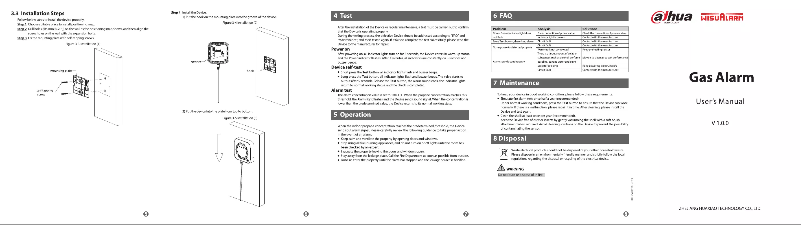 Page n°1 - Manuel utilisateur WisuAlarm GB40A