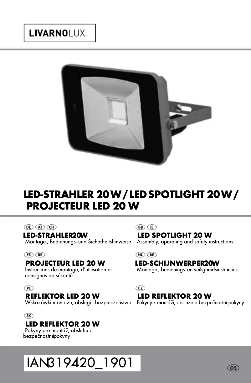 Image de la première page du manuel de l'appareil HG01042A
