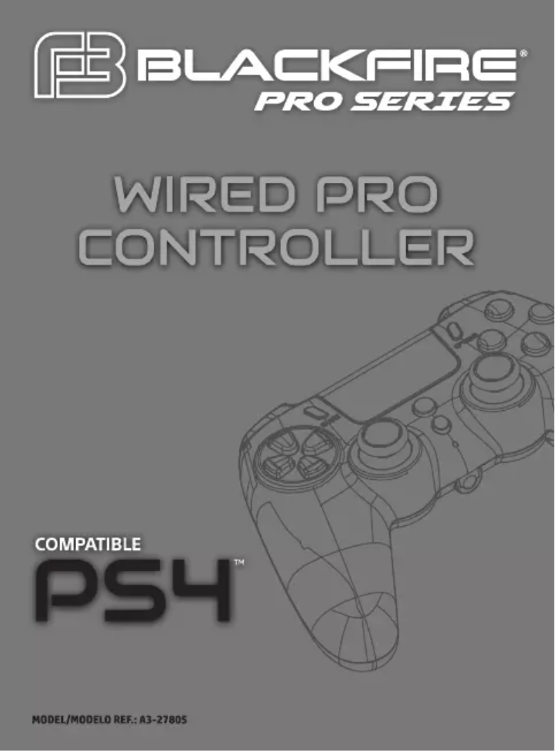 Image de la première page du manuel de l'appareil Blackfire