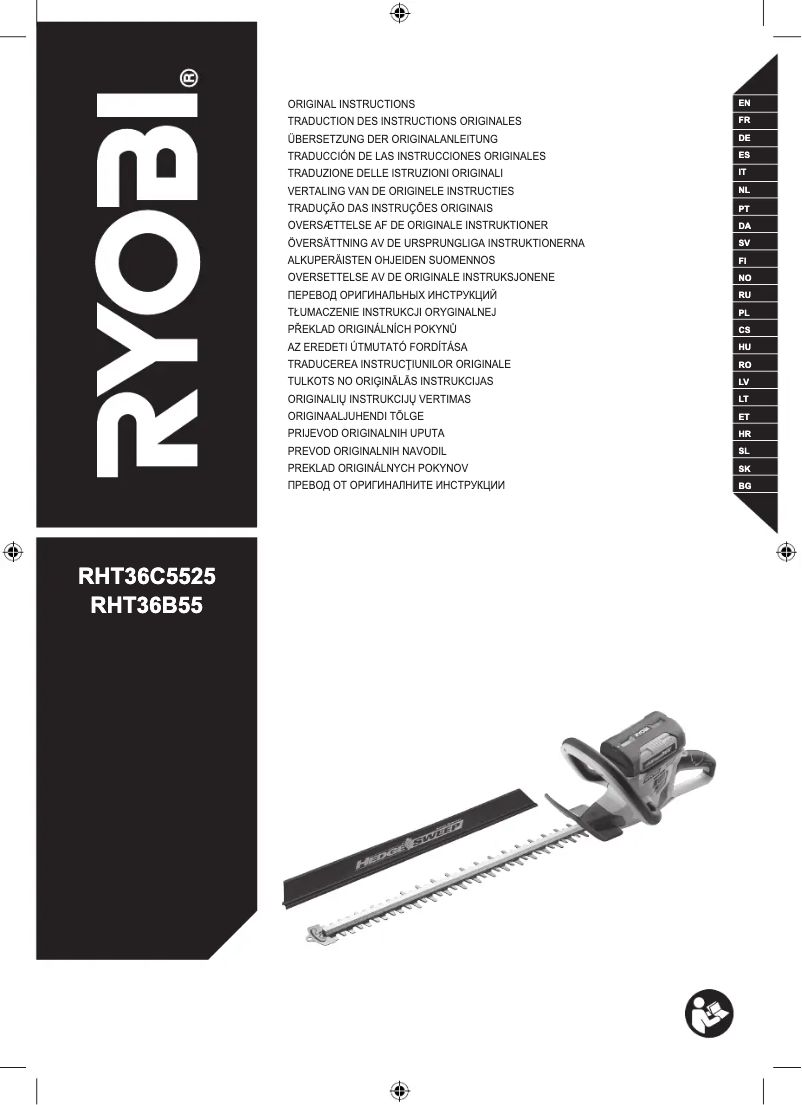 Imagen de la primera página del manual del dispositivo RHT36C5525