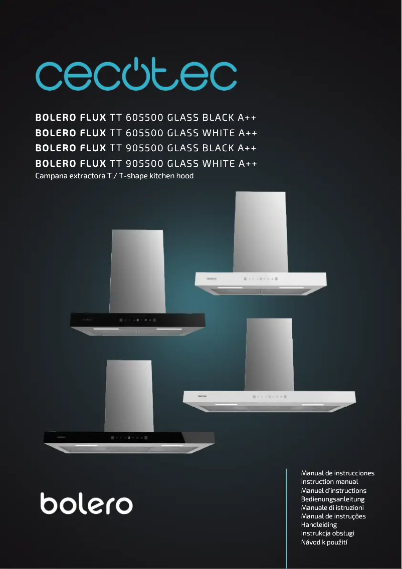 Page 1 de la notice Manuel utilisateur Cecotec Flux TT 905500