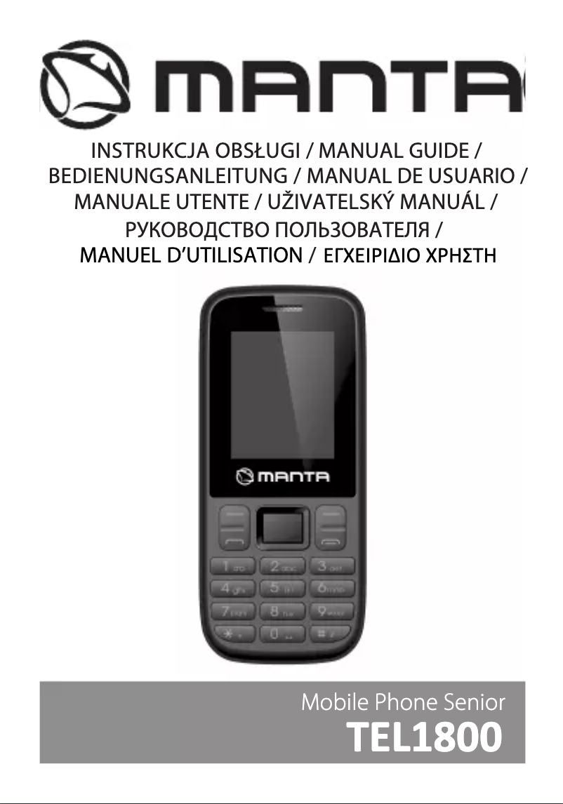 Image de la première page du manuel de l'appareil TEL1800