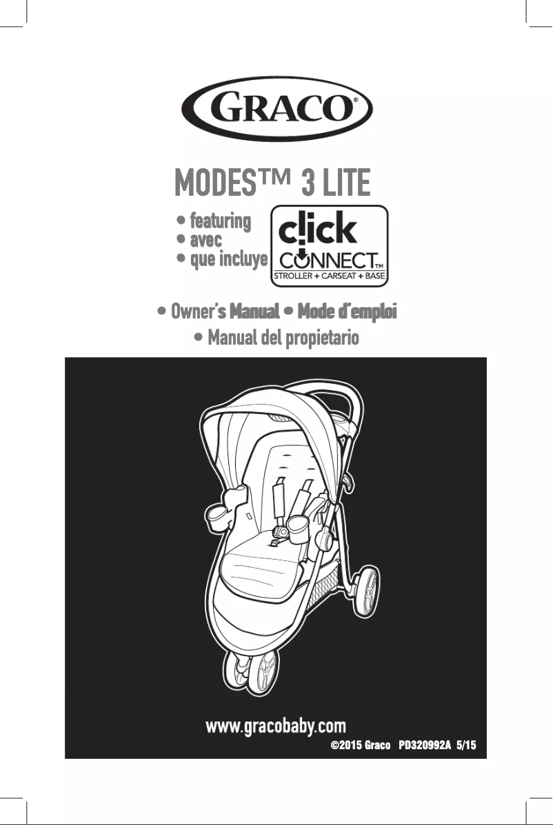 Page 1 de la notice Manuel utilisateur Graco Modes 3 Lite Travel