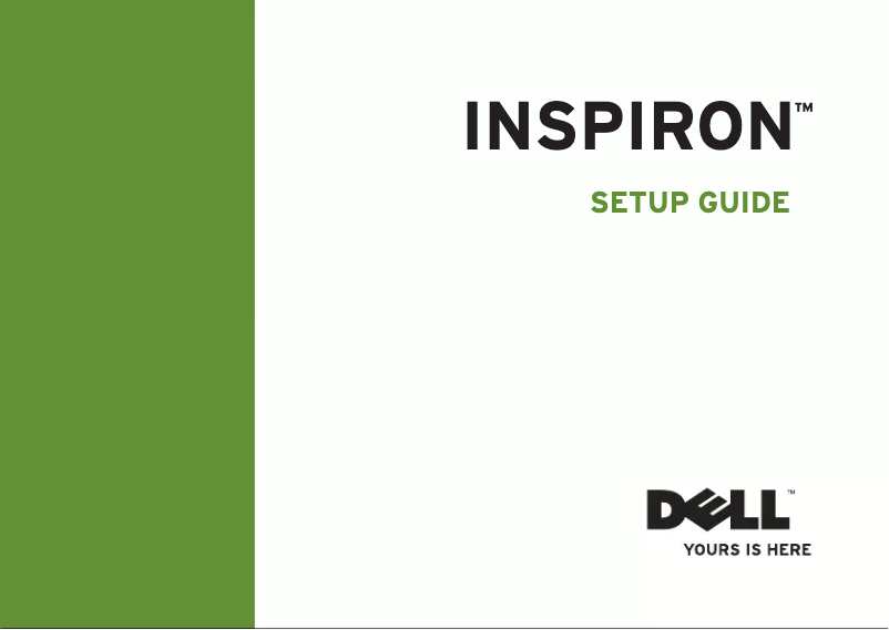 Page 1 de la notice Guide d'installation Dell Inspiron 1750